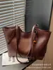 Bolsa Tote Grande Capacidade para Mulheres 2026 Nova Moda Casual Outono Bolsa de Ombro Retrô Bolsa Grande Capacidade para o Dia a Dia