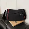 Bolsa Transversal Esportiva para Exterior Repelente à Água Grande Capacidade Armazenamento Multicamadas Bolsa de Ombro Casual com Xadrez Japonês Bolsa para o Dia a Dia para Mulheres