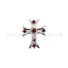 Pendientes de Titanio F136 Estilo Punk Cruz Incrustada Circonita Clavos para Hélice Auricular Cuerpo de Aleación de Titanio G23 Joyería para Piercing Corporal Cabeza