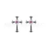 Pendientes de Cruz Retro de Titanio Multicolores Astmf-136 Grado de Implante Aleación de Titanio G23 Joyería para Piercings Pendientes