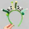 Diadema de Panda Modelo Nuevo 2025 para Niñas, Diadema Antideslizante Súper Linda Que No Aprieta la Cabeza, Accesorio para el Cabello de Bebé