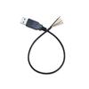 Cable de Extensión USB-A Macho Personalizado Cable de un Solo Extremo 2854 No. 30 Cables de Datos de Cuatro Núcleos Estañados Cable de Señal Blindado
