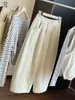 Calça cenoura casual curva estilo coreano para mulheres, nova coleção de outono, plus size, cintura alta, modelagem solta, emagrecedora, cropped, perna larga, estilo balão, moderna