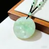 Colgante de Paisaje de Dragón de Dos Colores, Colgante de Dragón con Color Degradado, Collar de Dragón Volador, Regalo de Atracción Turística, Jade Hetian de Imitación, Transmisión en Vivo