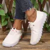 26 Zapatos Casuales Individuales de Otoño Nuevos para Mujer Suela Suave de Tendón de Res Costura a Mano Zapatos para Madres de Mediana Edad y Mayores Zapatos de Mujer Disponibles al por Mayor