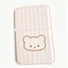 Espejo de Maquillaje Plegable de Dibujos Animados Portátil de Escritorio Pequeño Espejo de Pie con Impresión Linda Bolsillo Espejo para Retoques Estudiante Mini Espejo