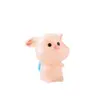 Paisaje en miniatura, caricatura creativa, linda figura de cerdo en forma de corazón, muñeco de animal, accesorio decorativo, adorno para coche o escritorio
