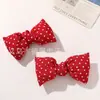Retro Popular Mismo Estilo Tela Lunares Lazo DIY Lazos Accesorios para el Cabello Ropa Bolsas Zapatos Calcetines Accesorios Accesorios