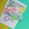 Accesorios de Resina de Flor de Cerezo Transparente y Sencilla de Cinco Pétalos para Manualidades, Pegamento de Crema, Funda de Teléfono Móvil, Diadema, Pasador de Pelo, Imán para Refrigerador