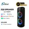 Altavoz Sing-E Zqs2601 sin Bluetooth para Exportación, Altavoz Pequeño Portátil Potente con Sonido Estéreo