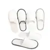 20 Pares de Pantuflas Desechables Específicas para Hotel de Envío Gratuito Hechas de Algodón Perlado, Agrandadas y Engrosadas, para Casas de Huéspedes, Alojamientos Familiares, Uso Doméstico y para Recibir Invitados, Antideslizantes