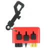 Venta al por mayor del fabricante Cepillo de Tres Agujeros para Golf con Cerdas de Cobre Cepillo de Limpieza para Cabeza de Palo Tres en Uno + Cadena de Bolas Cepillo para Palo de Golf