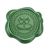 Adesivo de carimbo de cera de vedação verde pinho Série de Natal adesivo de selo para decoração de envelope convite garrafa de vinho presente