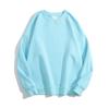 Sudadera de Algodón de Doble Cara de 300 g Cuello Redondo Pulóver Hombro Caído Corte Holgado Pareja/Padre-Hijo Logotipo Personalizado Manga Larga Moderna Versátil