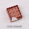 Simulación de galletas de crema de colores brillantes, bricolaje, agujero de horquilla, zapatos, taza de agua, pasta, crema, pegamento, funda de teléfono móvil, accesorios de resina