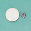 Plata de Ley S925 Espaciador Viejo Personalizado Patrón de Meteorito Espaciador Asimétrico Cuentas Espaciadoras Pulsera DIY Accesorios de Plata