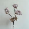 Oferta Especial: 3 Flores de Peônia Artificiais para Decoração de Casa, Adereços de Foto, Celebrações de Casamento, Arranjos para Sala de Estar e Mesa de Jantar