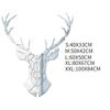 JM539 Animal Deer Espelho Acrílico Adesivos de Parede Home Kindergarten Crianças Home Decoração impermeável Autoadesivo