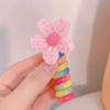 Corda de rolo para celular infantil, elástico de cabelo para rabo de cavalo alto feminino, novo 2023, corda de cabelo KT, elástico de borracha, corda de cabelo alta elástica, cabelo trançado