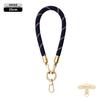 Cordão Original para Celular Longo 8mm Mosquetão de Montanhismo Transversal Ajustável Outdoor Elegante Dourado Escalada Corda Trançada