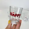 Vasos de Vidrio Comerciales para el Hogar Tazas de Té para Restaurante Boca Redonda Transparente Vasos de Cerveza Rectos Vasos para Leche y Jugo Vasos para Bebidas Frías