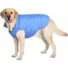 Nueva ropa cruzada para mascotas, abrigo de algodón a prueba de viento y cálido para perros, abrigo de algodón engrosado para perros para otoño e invierno al aire libre, chaqueta a prueba de frío