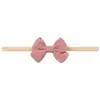 Accesorios europeos y americanos para el cabello de bebé, diadema de lazo para niños, diadema elástica suave de nailon para niñas 3738