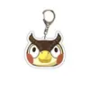 Llavero Acrílico Animal Crossing Colgante Doble Cara Merchandising de Dibujos Animados Animal Crossing