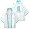 Anime adolescente quimono capa casaco 3D impressão digital casual CarDigan roupa masculina atacado