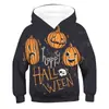 Sudadera con capucha para hombre, nueva colección de Halloween europea y americana 2022, estampado digital de calabaza, serie navideña