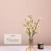 Simulação 5 garfos cola macia cachos de gipsofila auditório de casamento casa suave floral hotel paisagem flor artificial adereços de fotografia