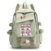 Mochila de mercancía del anime Magical Girl Madoka Magica Kuubi, con Madoka Kaname y Akemi Homura, una mochila escolar estilo 2D para niñas