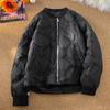 Chaqueta Acolchada Ligera de Algodón para Mujer Woodpecker Otoño e Invierno, Super Moderna, Versátil, Hermosa, Abrigo Cálido Sencillo de Cuello Redondo