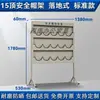 Estante para Guardar Cascos de Obra Estante para Guardar Cascos de Taller Estante para Cascos Montado en Pared de Pie