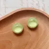 Accesorios de resina transparentes finos flash redondos diy flor para zapatos funda de teléfono accesorios para el cabello parche semicírculo satélite