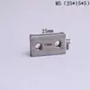 Porcas retangulares de aço inoxidável 304, porcas multi-furo, acessórios para perfil de alumínio, porcas não padronizadas M6, M4, M8