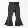 Conjunto de Moletom Primavera e Outono 2026 Novo Estilo Coreano Menina Bebê Estilo Coreano Doce Calça Micro Flare Versátil Elegante Duas Peças