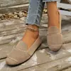 Zapatos de punto transpirables de verano para mujer, nuevos, blancos, punta redonda, sin cordones, suela suave, ligeros, versátiles, talla grande, comercio exterior