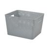 Cesta Organizadora de Plástico Caixa Organizadora de Mesa Organizador Caixa de Armazenamento Porta-Objetos Estrutura de Armazenamento Cesta de Armazenamento Cesta de Armazenamento Retangular