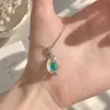 Estilo Socialité Colgante Collar Reino Secreto de White Water Bay Anillo Iris Paraíba Incrustado Conjunto de Piedras Preciosas de Colores para Mujer