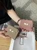 Bolsa ID Corta de Piel Genuina 2025 Nueva Billetera para Monedas Porta Tarjeta de Identificación Tarjeta Bancaria Bolsa para Llaves Clip de Almacenamiento con Múltiples Ranuras para Tarjetas