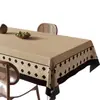 Toalha de Mesa Estilo Vintage 2026 Novo Modelo Ambiente Retrô Resistente ao Calor Capa para Mesa de Jantar Impermeável à Prova de Óleo Lavável Pano para Mesa de Café