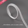 Linha de Gesso Curva Suave Autoadesiva de PVC Borda Curva de PU Fundo de Parede Borda Tira Decorativa Porta de Armário Reforma DIY