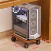 Soporte para torre de computadora para uso doméstico, base móvil para gabinete de escritorio con ruedas, estante de almacenamiento, bandeja para debajo del escritorio de oficina