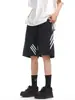 Pantalones Cortos de Secado Rápido para Hombre Verano 2025 Nuevo Estilo Americano Retro Tendencia Marca Sueltos Rectos Delgados Casuales Pantalones Cortos de Playa