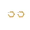Nuevos aretes de primavera Aretes colgantes de alto sentido con temperamento de oro real Diseño nicho de Europa y Estados Unidos Personalidad Joyería para la oreja al por mayor