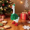 Adornos Mini Ganso Hechos a Mano de Ganchillo Más Vendidos Transfronterizos, Disfraces de Ganso Navideños, Atuendos de Moda para Mascotas Tejidos a Crochet con Hilo