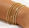 Set de Pulseras, Accesorios Decorativos, Pulsera Personalizada, Nuevo Set de Pulseras de Aleación Combinada, Popular Plata Moda Commuter Estilo Simple