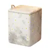 Bolsa de Almacenamiento Gruesa con Patrón de Margarita de Gran Capacidad para Armario de Dormitorio, Ropa y Pantalones, Adecuada para Mudanzas y Empaque de Dormitorio