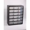 Caja de Almacenamiento de Escritorio Gruesa y Duradera Gabinete de Piezas Tipo Cajón Organizador Clasificador de Bloques de Construcción Estante de Pared